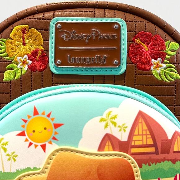 Disney Parks Olu Mel Ukulele Mini Backpack Loungefly NWT Aulani Jerrod Maruyama main image 5